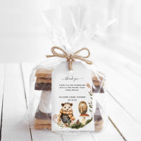 Bois d'automne | Étiquettes cadeaux Merci Baby sho