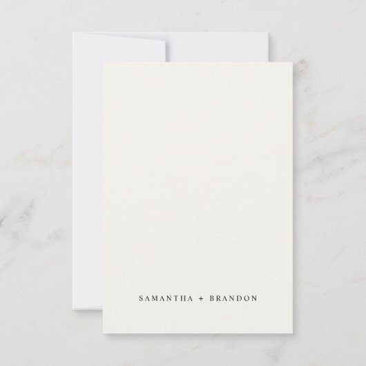 Bois d'automne, Forêt d'automne mariage Carte RSVP (Dos)