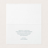 Bois de Baby shower Merci (Inside Unfolded)