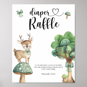 Bois de cerf - affiche de la tombola