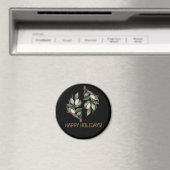 Bois de cerf avec branche verte MAGNET (In Situ (Lave-vaisselle))