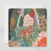 Bois de cerfs mignons Nouveau Faire-part de naissa (Devant)