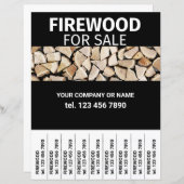 Bois de chauffage à vendre Bois Flyer décapant les (Devant / Derrière)