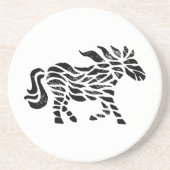 Bois de cheval Abstrait Imprimer Dessous de verre (Devant)