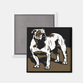 Bois de la ferme victorienne Magnets Bulldog (Recto/Verso)