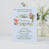 Bois de sol de bois Christening Invitations Baptêm (Debout devant)