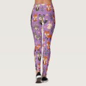 Bois de Whimsical Animaux Leggings Motifs (Dos)