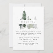 Bois des arbres au deuil Merci funéraire (Devant)