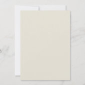 Bois d'hiver beige Faire-part de mariage (Dos)