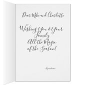 Bois d'hiver/ Cerf/ Noel Noël (Intérieur (Droit))