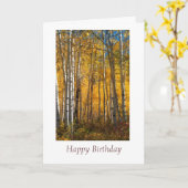 Bois d'or sur la carte d'anniversaire de Grand Mes (Fleur jaune)