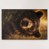 Bois Doré | Art de faune d'ours | Puzzle (Horizontal)