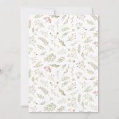 Bois du printemps | Invitation Baby shower (Dos)