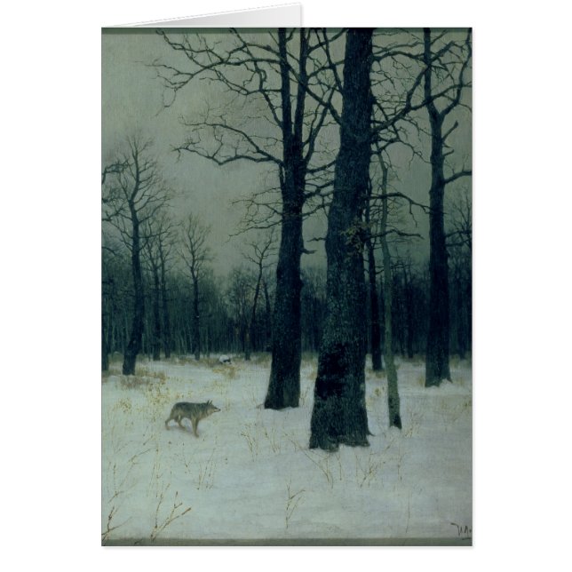 Bois en hiver, 1885 (Devant)