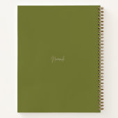 Bois Enchanté Journal Brodé du Gnome de la Forêt (Dos)