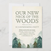 Bois Fête du réchauffement climatique Invitation F (Devant)