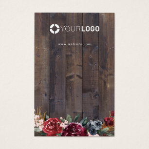 Bois fleuri bourguignon logo personnalisé écran d'