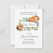 Bois Flore et faune BABY SHOWERS Invitations (Devant)