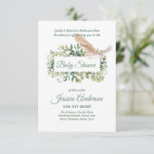 Bois Flore et faune BABY SHOWERS Invitations (Debout devant)