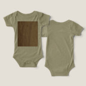 Bois Grain Baby Bodysuit (Design Recto & Verso)