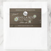 Bois Grain Produits Emballage Étiquette Daisies Lo (Sac)
