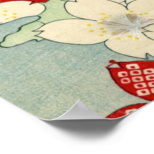 Bois Impression de fleurs de bois de chien (Coin)