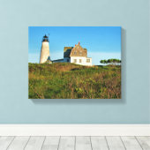 Bois Island Lighthouse Maine Toile enveloppée (Insitu (Plancher de Bois))