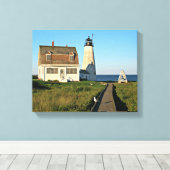 Bois Island Lighthouse Maine Toile enveloppée (Insitu (Plancher de Bois))