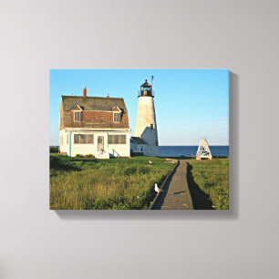 Bois Island Lighthouse Maine Toile enveloppée