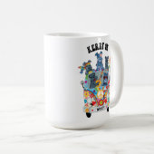 Bois Kerry Blue Terrier Café Mug (Devant droit)
