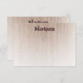 Bois look Distressed Texte Élégant Modèle moderne (Devant / Derrière)