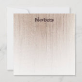 Bois look élégant Modèle moderne texte désordonné (Dos)