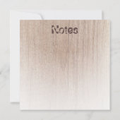 Bois look élégant Modèle tendance texte détendu (Dos)