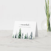 Bois | Merci Mariage personnalisé (Devant)