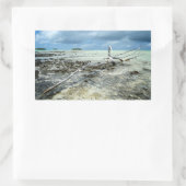 Bois mort dans le Pacifique autocollant rectangula (Sac)