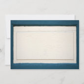 Bois Peint Russe Daisies De Mariage Invitations (Dos)