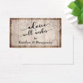 Bois rustique avec lumières Conseils et bien-aimé (Bureau)