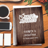 Bois Rustique Blanc Juste Marié Élégant Mariage