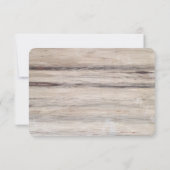 Bois rustique | Carte RSVP de mariage de cerfs (Dos)