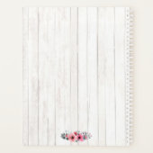 Bois rustique Chic Roses Rose rose Anémone Floral (Dos)