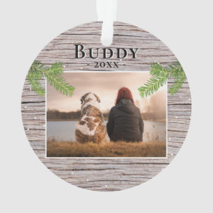 Bois Rustique Chien Animal De Compagnie 2 Photos N