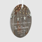 BOIS RUSTIQUE ÉCLAIRE CORRECTEMENT TIN GARLAND RÉC (devant)