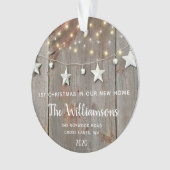 BOIS RUSTIQUE ÉCLAIRE CORRECTEMENT TIN GARLAND RÉC (devant)