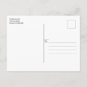 Bois rustique et lumières Noël Invitation (Dos)