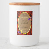 Bois rustique Étiquettes de papillons violets Or (Devant)