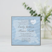 Bois rustique Louisiane invitations de mariage ble (Debout devant)