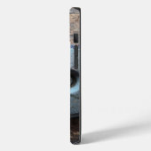 Bois rustique Masculine Bois dur coque iphone (Verso / Gauche)