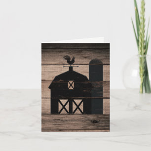 Bois rustique patiné noir grange de campagne merci