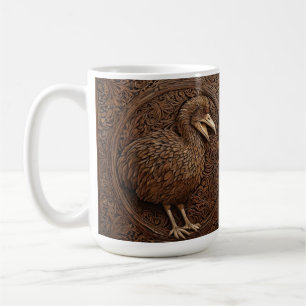 Bois sculpté New Zealand Dodo Bird, Mug