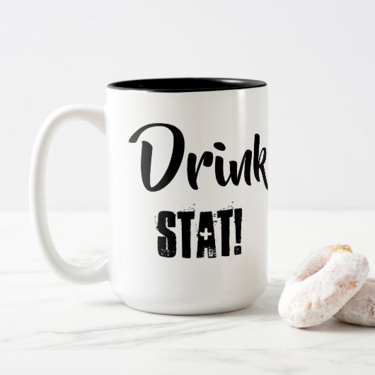 Bois Stat ! Mug (Avec donut)